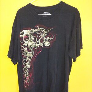 Gothic Skull Chain Tee